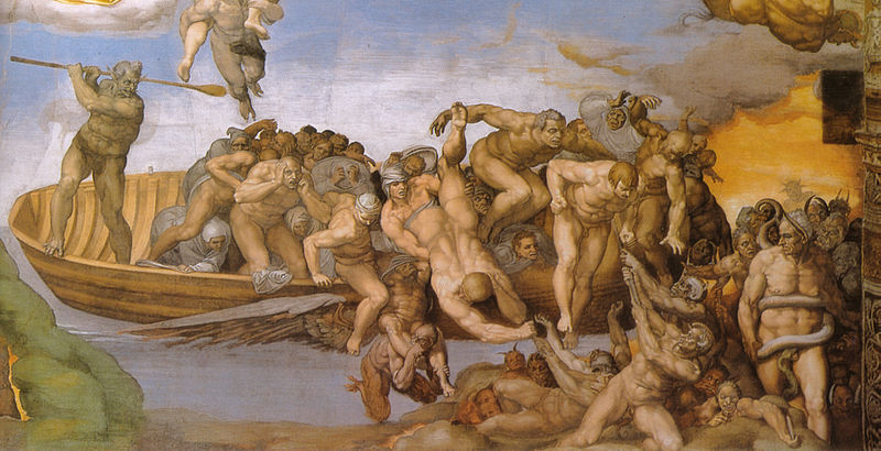 Michelangelo's Last Judgement detail