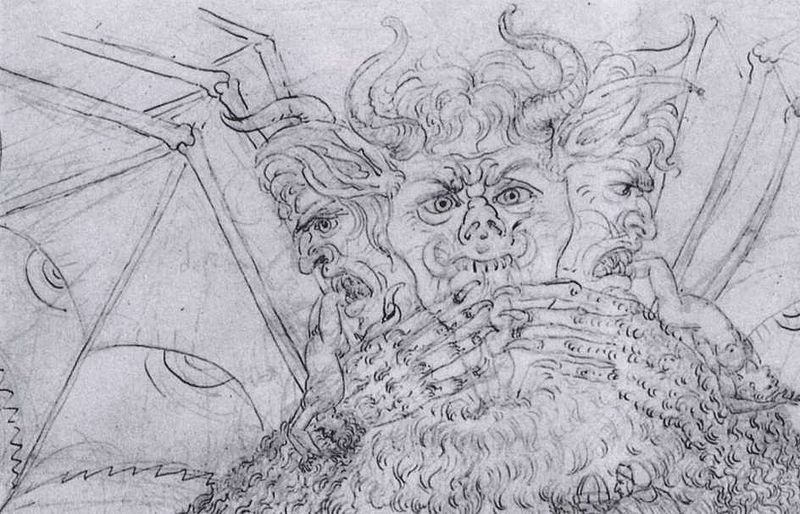 Satan in a Botticelli illustration