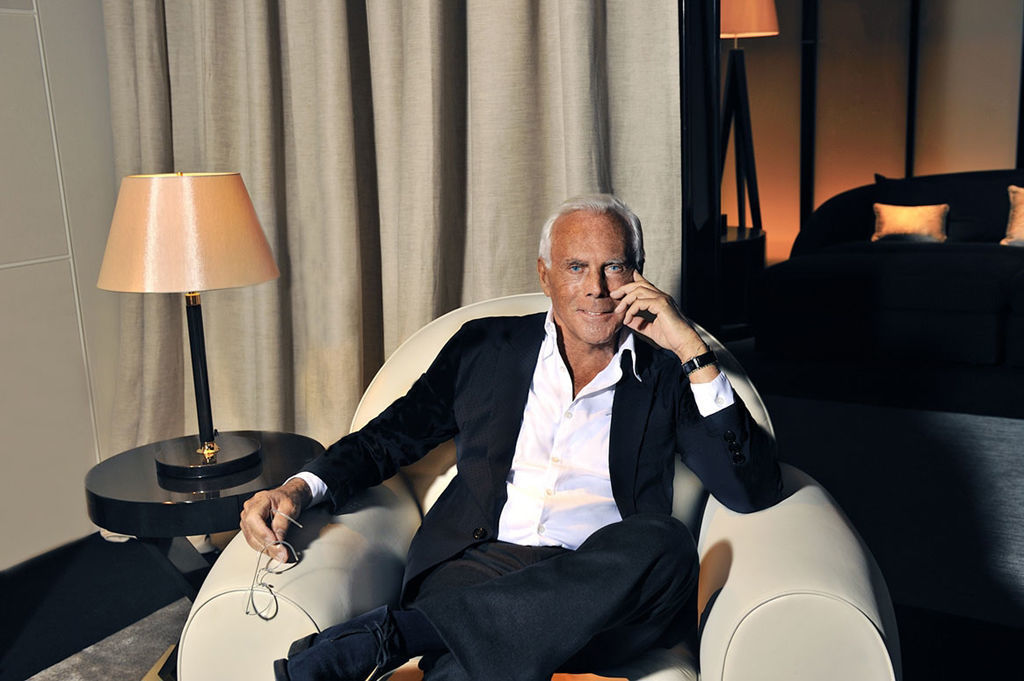 It's tough being me! Billionaire Italian designer Giorgio Armani says he's  sacrificed his life for fashion