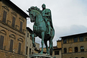 Statue of Cosimo I de' Medici by Giambologna